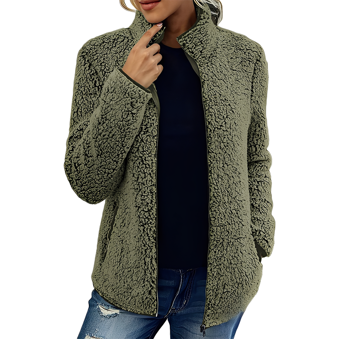 Larissa - Stilvolle, warme Damen-Fleecejacke