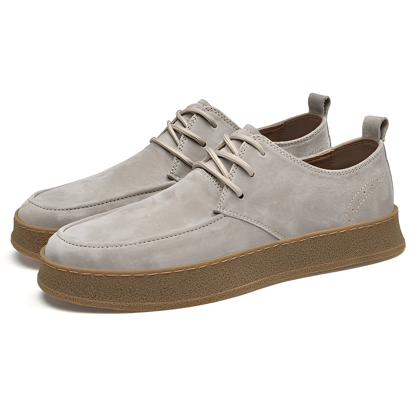 Sylvan - Schicke flache Herrenschuhe aus Wildleder