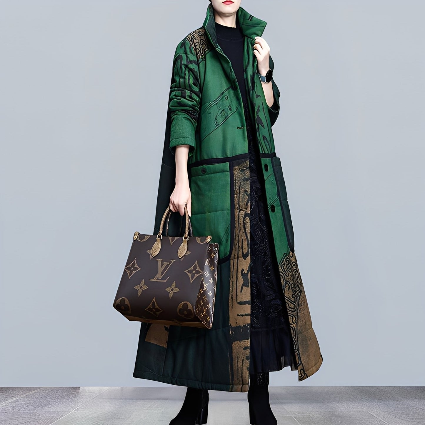 Ashlie - Gemütliche Parka-Jacke mit hohem Kragen für Damen