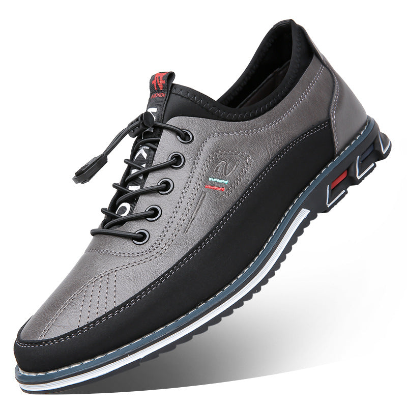Aaron - Komfortable, rutschfeste Herrenschuhe aus Leder