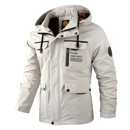 Millard - Zeitgemäße wasserdichte Cargo-Jacke für Herren