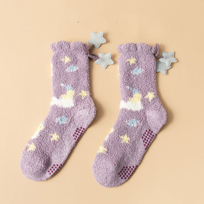 Ramona - Schicke, warme Damen-Fleece-Wintersocken