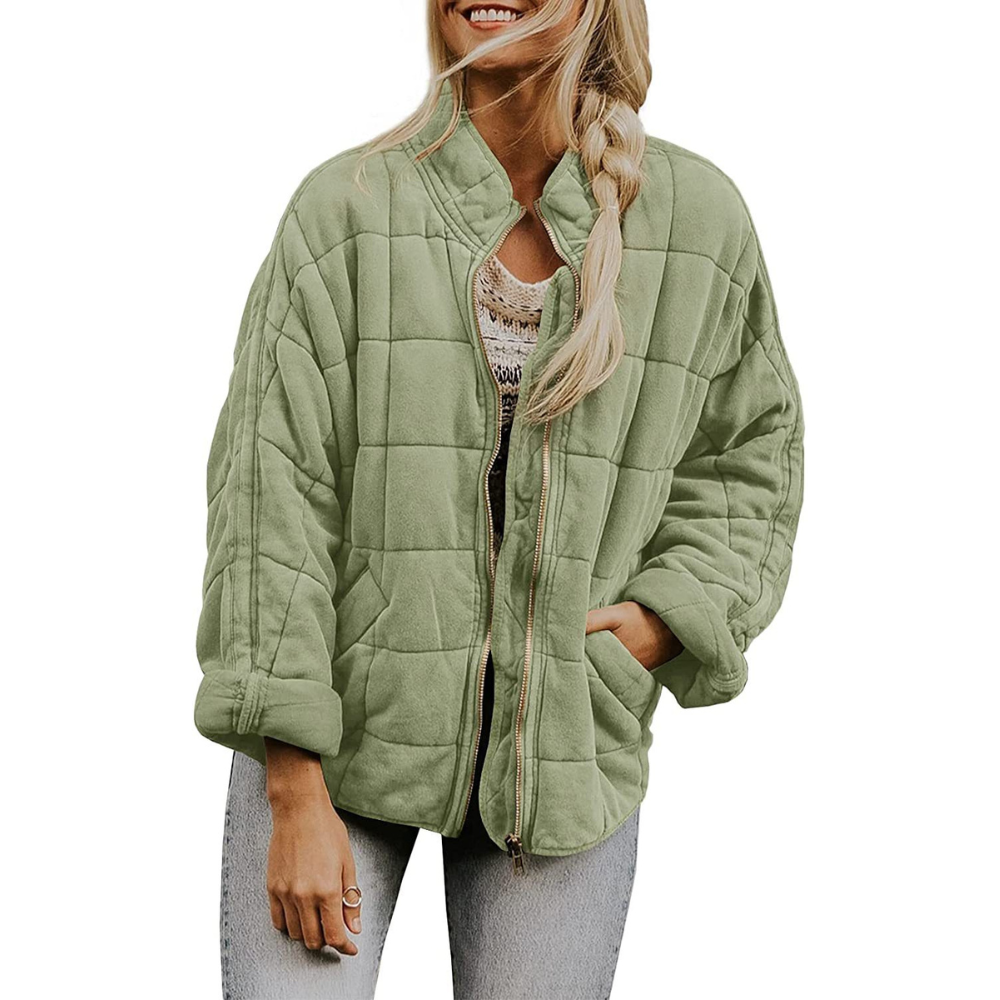Reilly - Warme, lockere Damenjacke mit Taschen