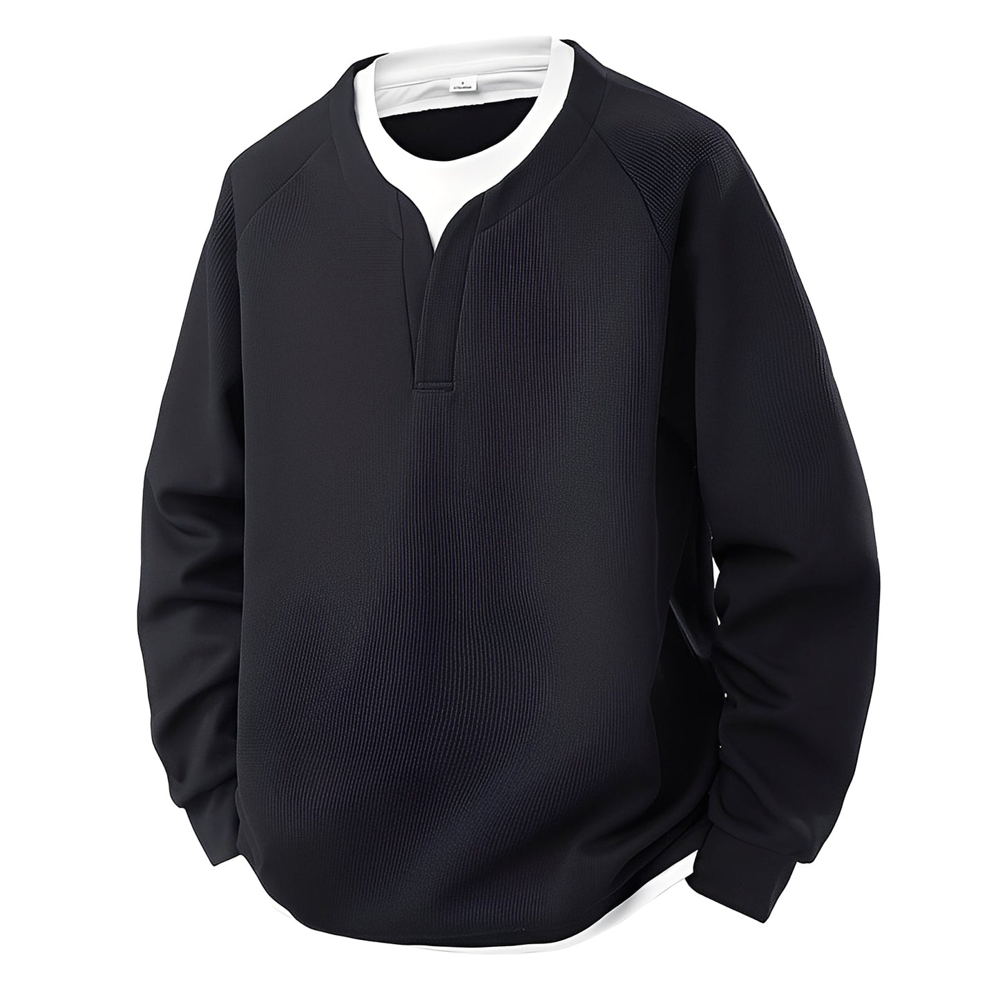 Dayton - Moderner, eleganter Herrenpullover mit Waffelmuster