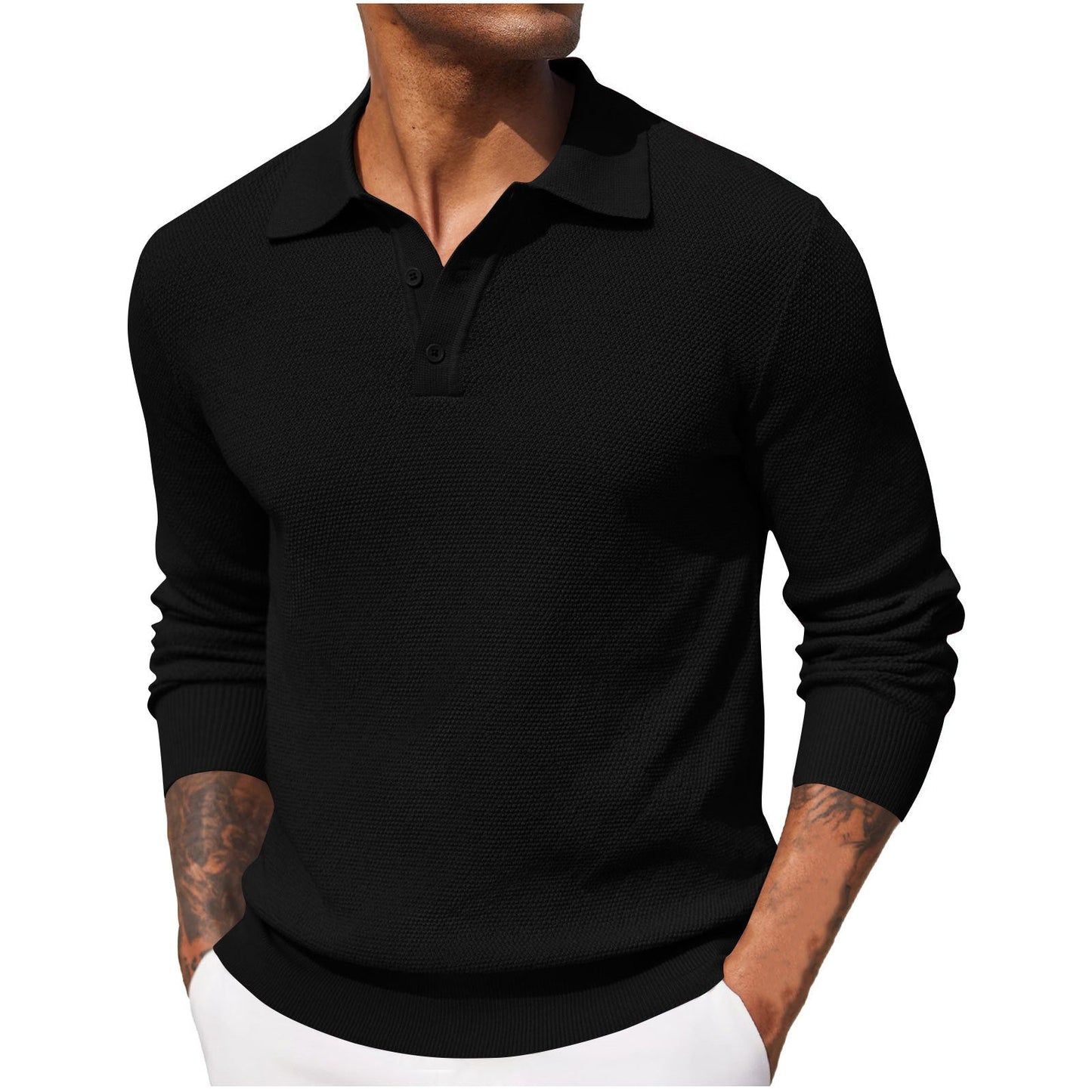 Harrison - Lässiges Herren-Longsleeve