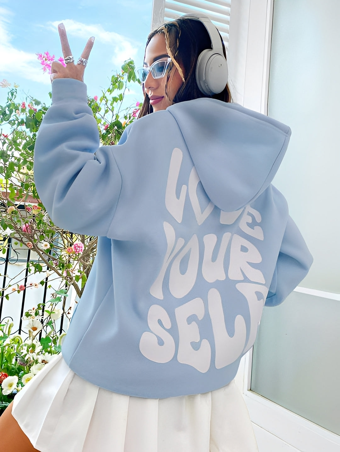 Marian - Modischer Hoodie mit auffälligem Muster für Damen