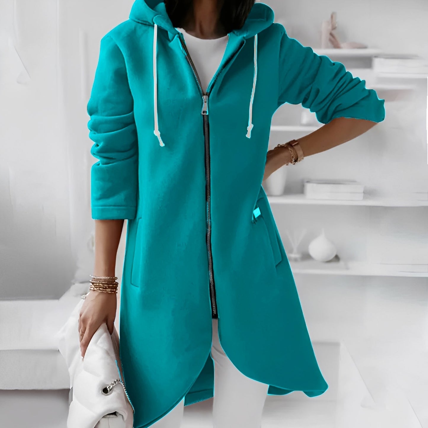Myranda - Modische Jacke mit Kapuze für Damen