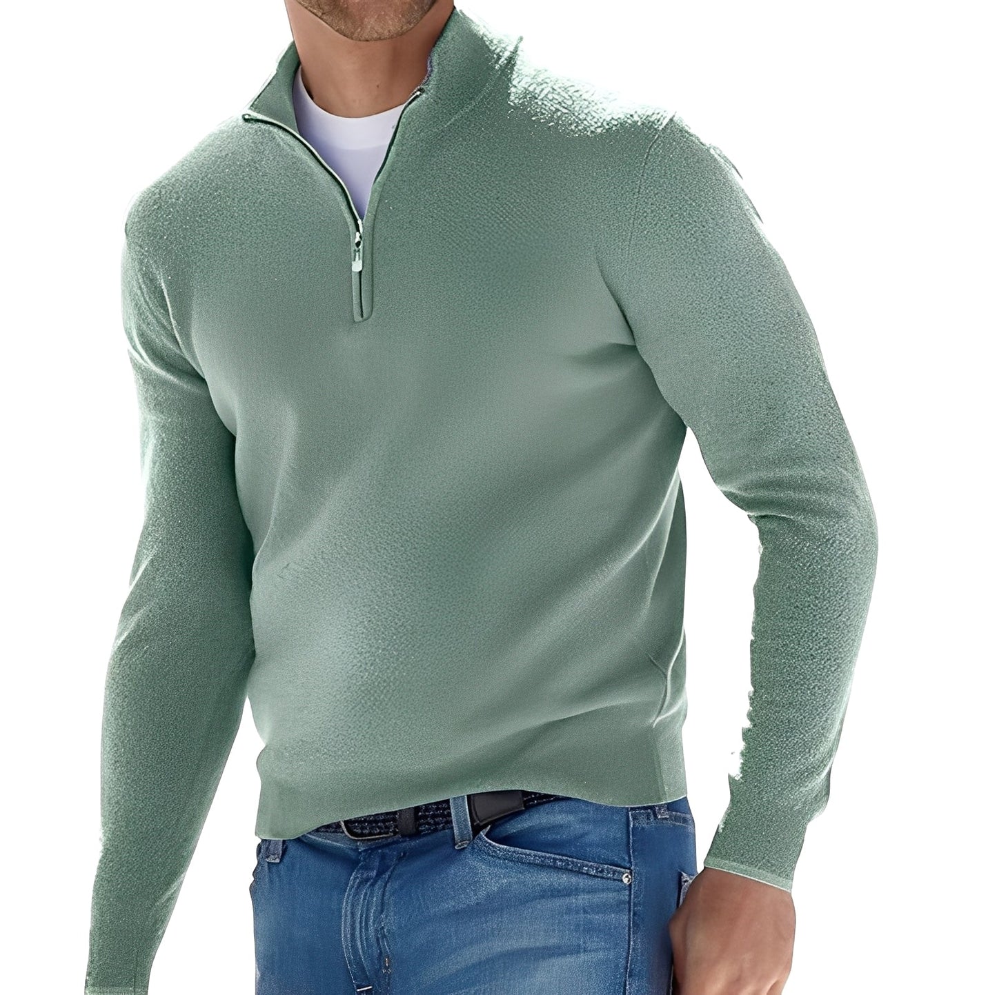 Zayne - Komfortabler Herren-Sweater mit Reißverschluss