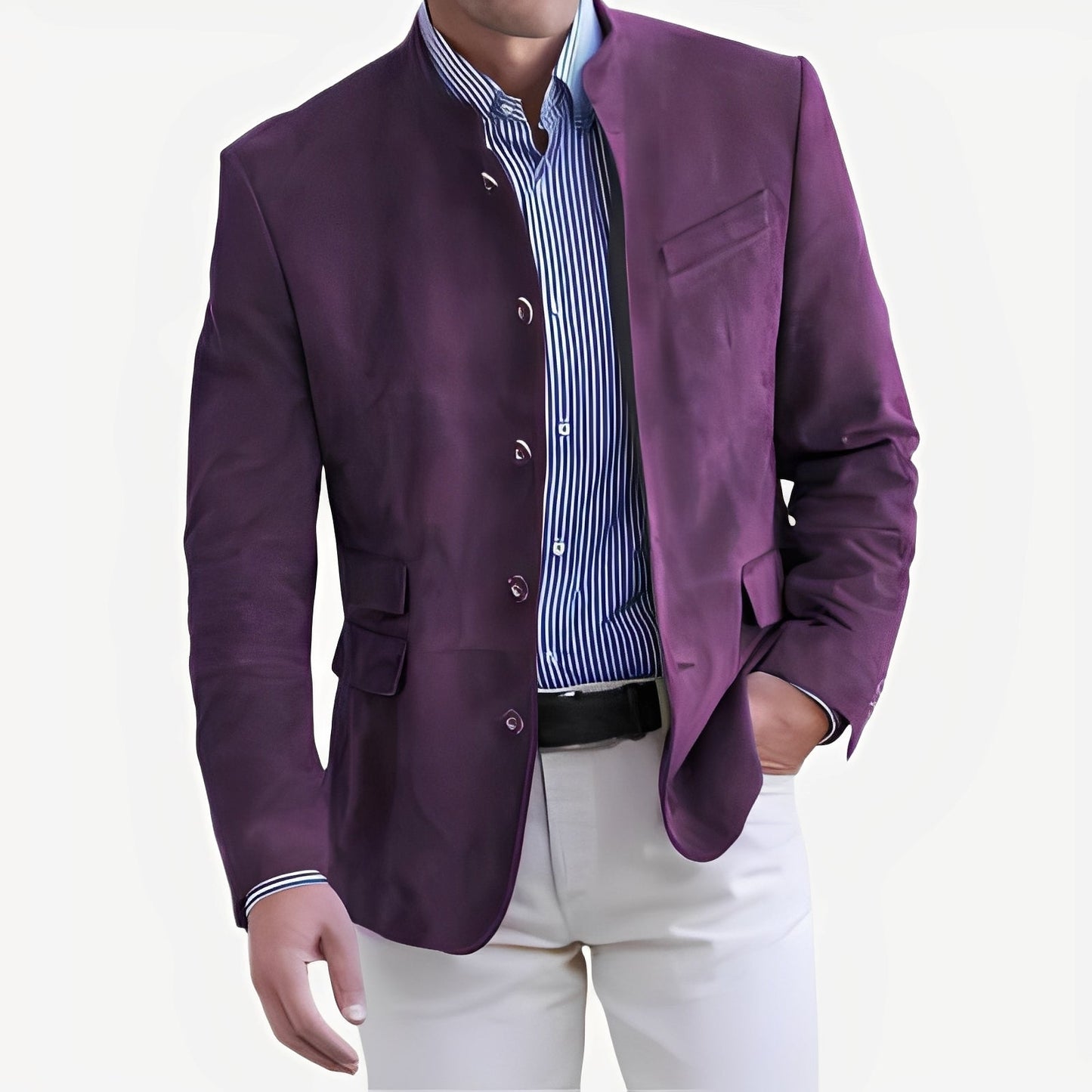 Brenden - Traditionelle Freizeitjacke für Herren mit Knöpfen