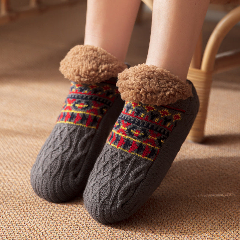 Nichole - Elegante, warme Antirutsch-Socken für Damen