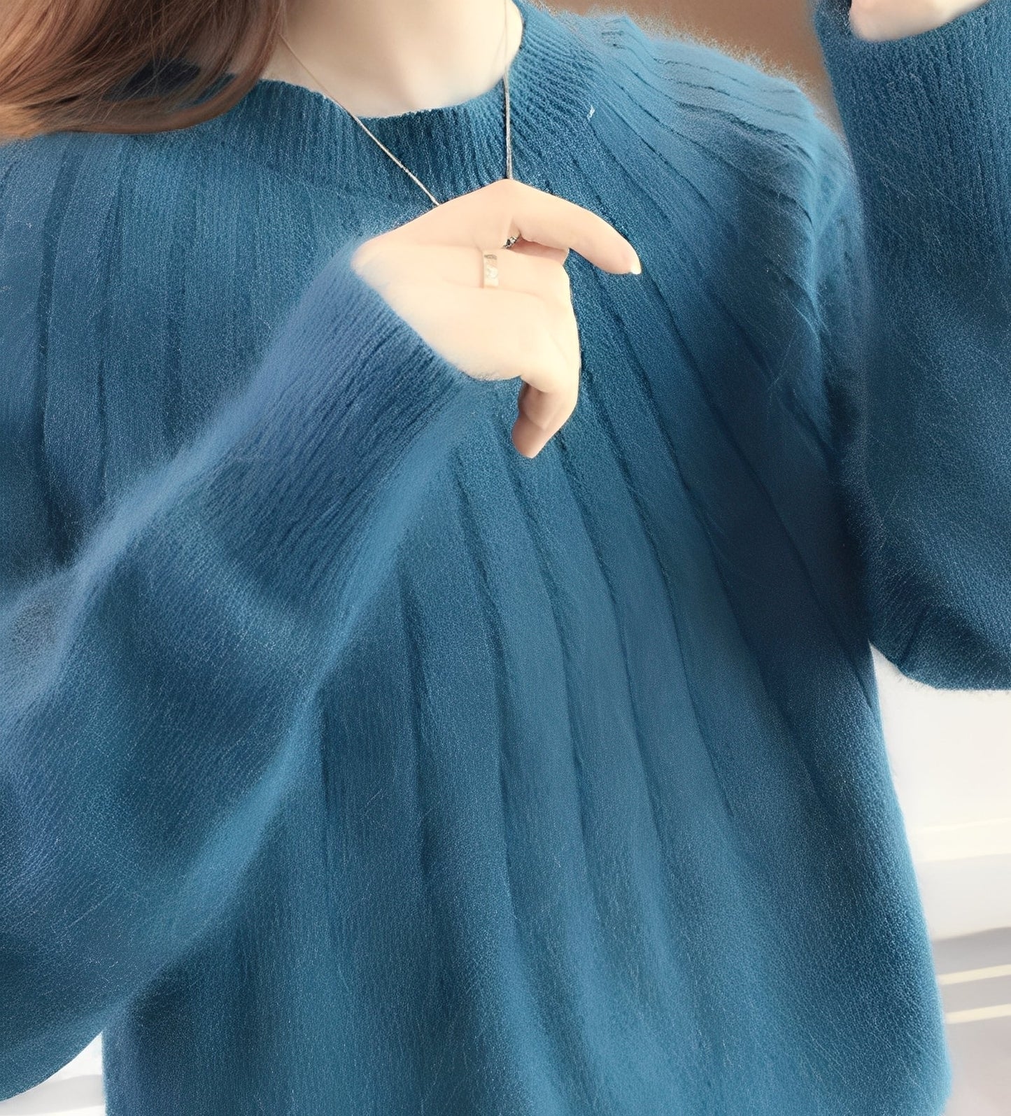 Josslyn - Eleganter, locker geschnittener Damen-Kaschmirpullover