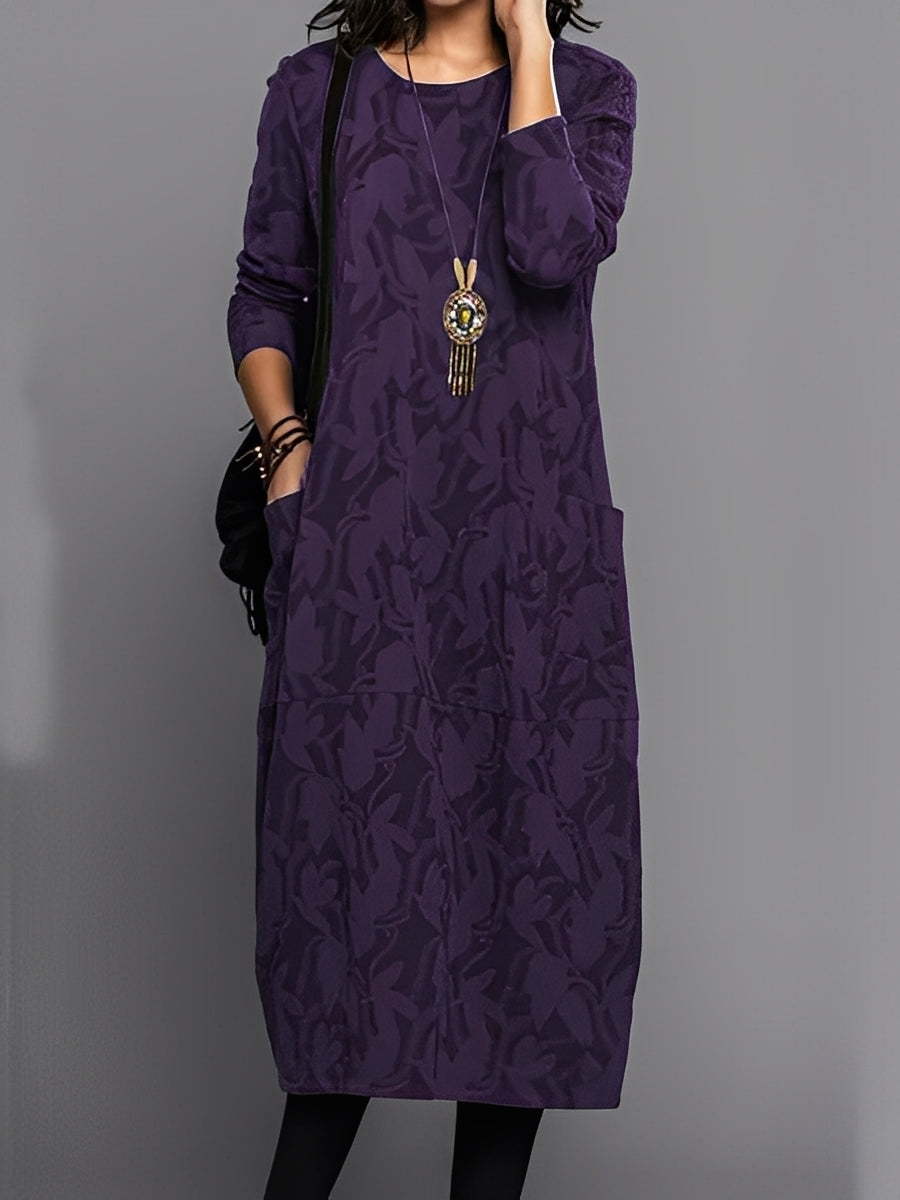 Kadence - Schickes Damenkleid mit langen Ärmeln und Stil