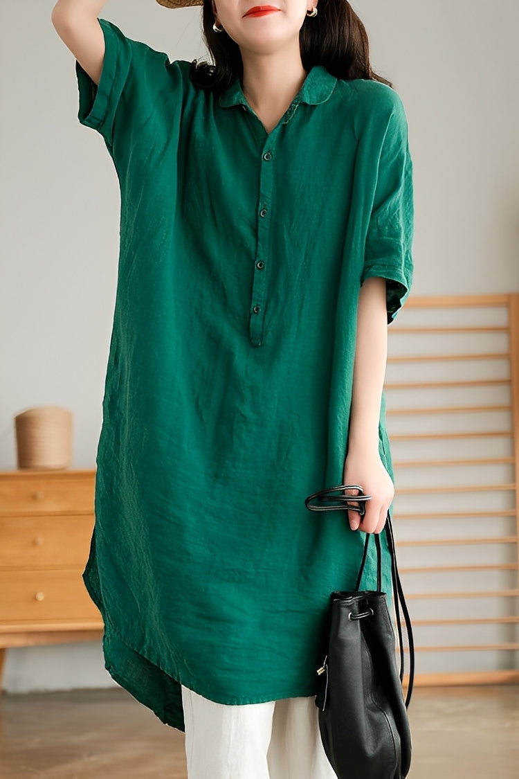 Krystina - Luftiges Leinenkleid für Damen