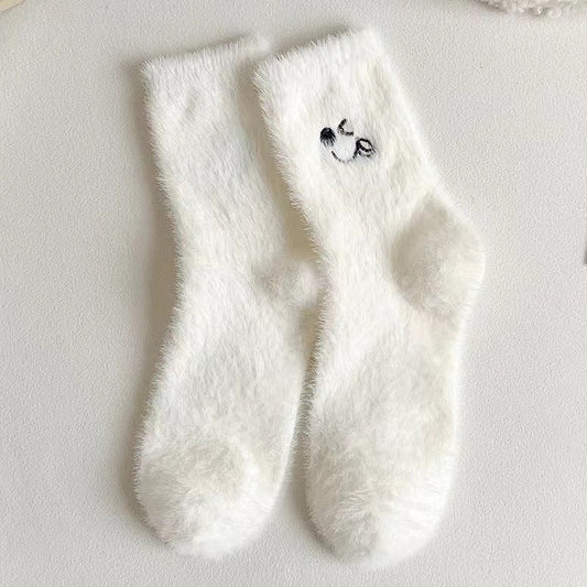 Catherina - Charmante, mittellange Kuschelsocken für Damen