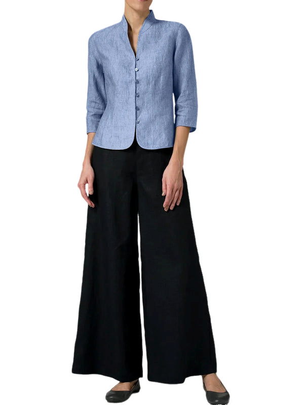 Julia – Damen Bluse mit Stehkragen