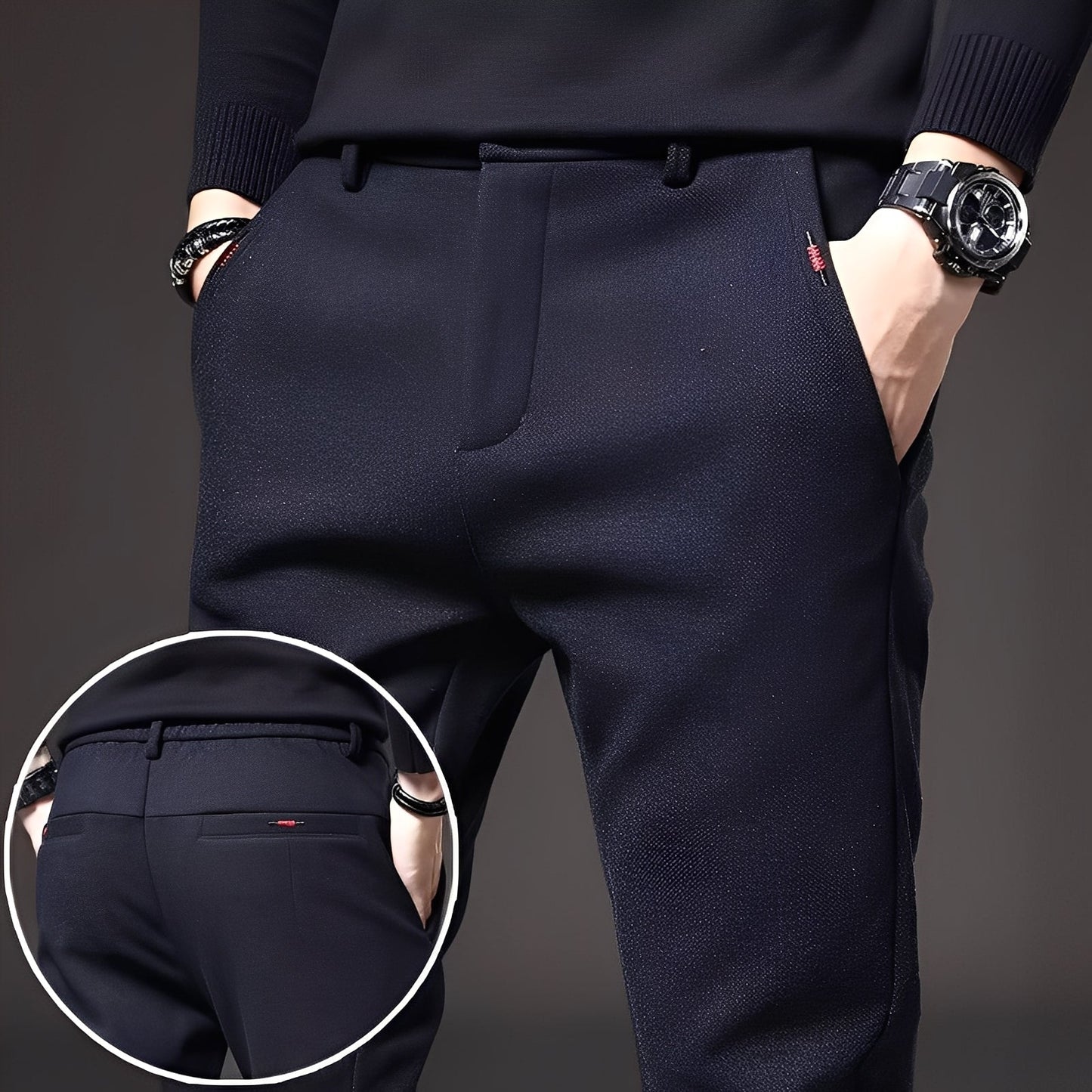 Roger - Trendige, schmal geschnittene Herrenhose