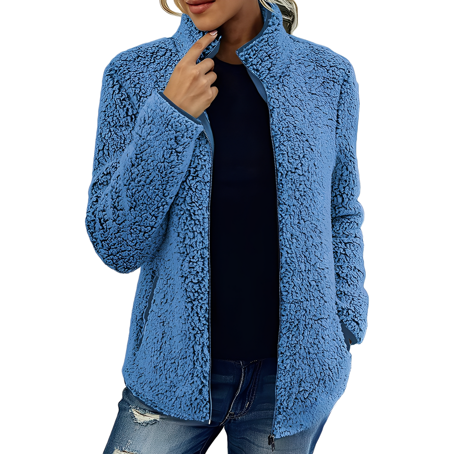 Larissa - Stilvolle, warme Damen-Fleecejacke