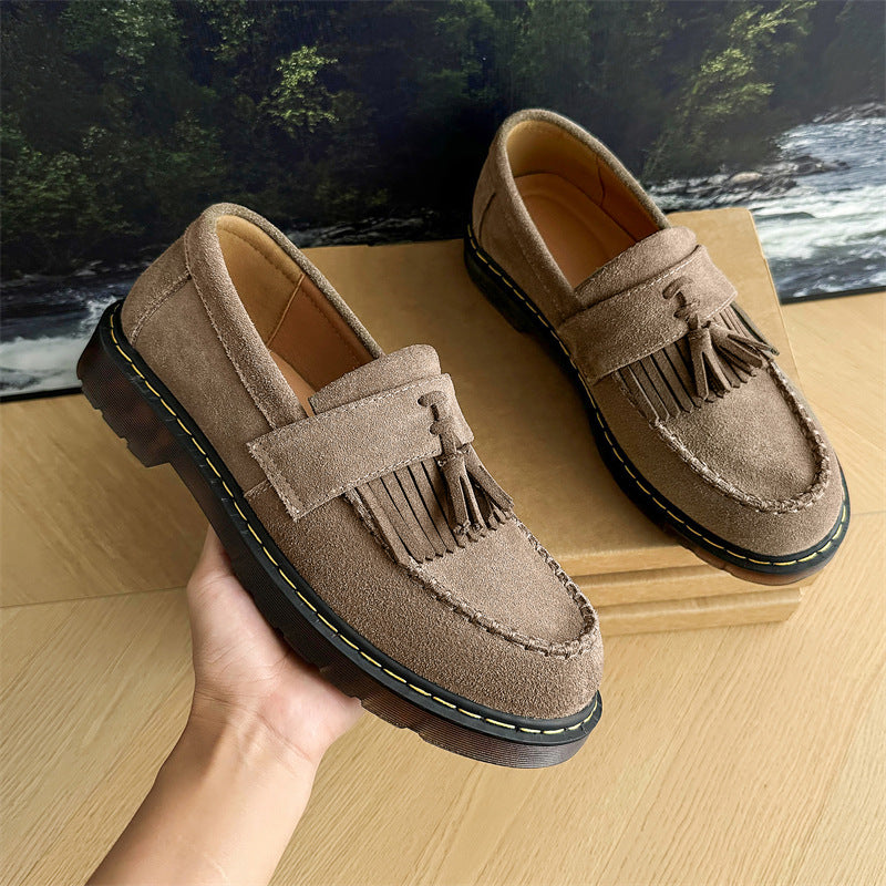 Milton - Herren-Wildleder-Slipper mit Quasten im zeitgemäßen Design