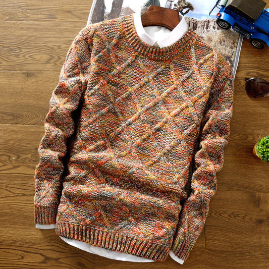 Francis - Wärmerer, bunter Winterpullover für Herren