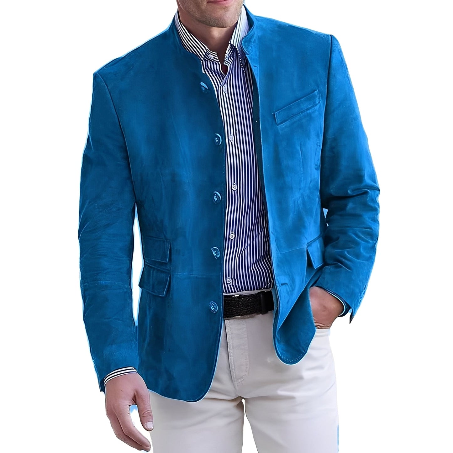 Brenden - Traditionelle Freizeitjacke für Herren mit Knöpfen