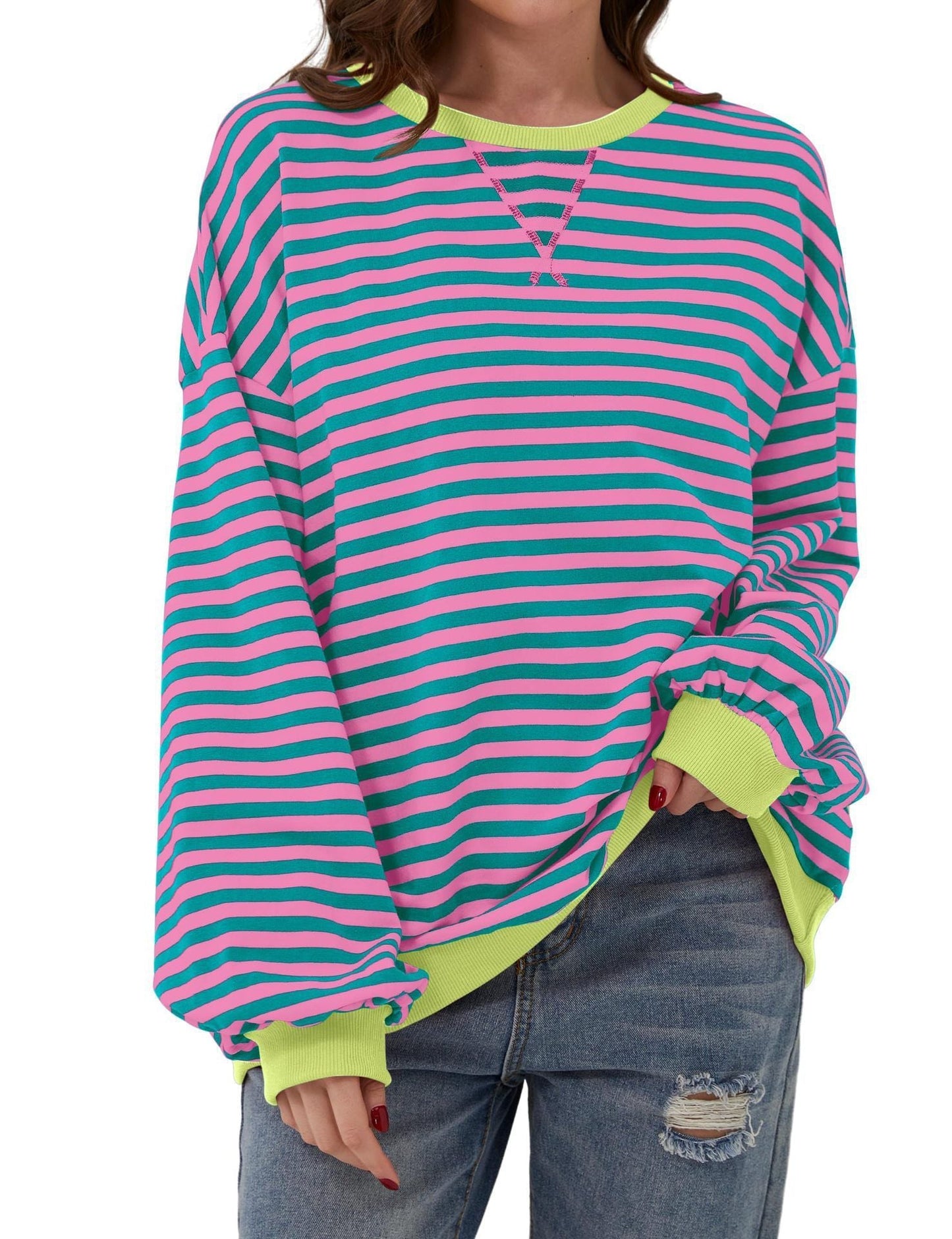 Cordelia - Eleganter, legerer Streifenpullover für Damen
