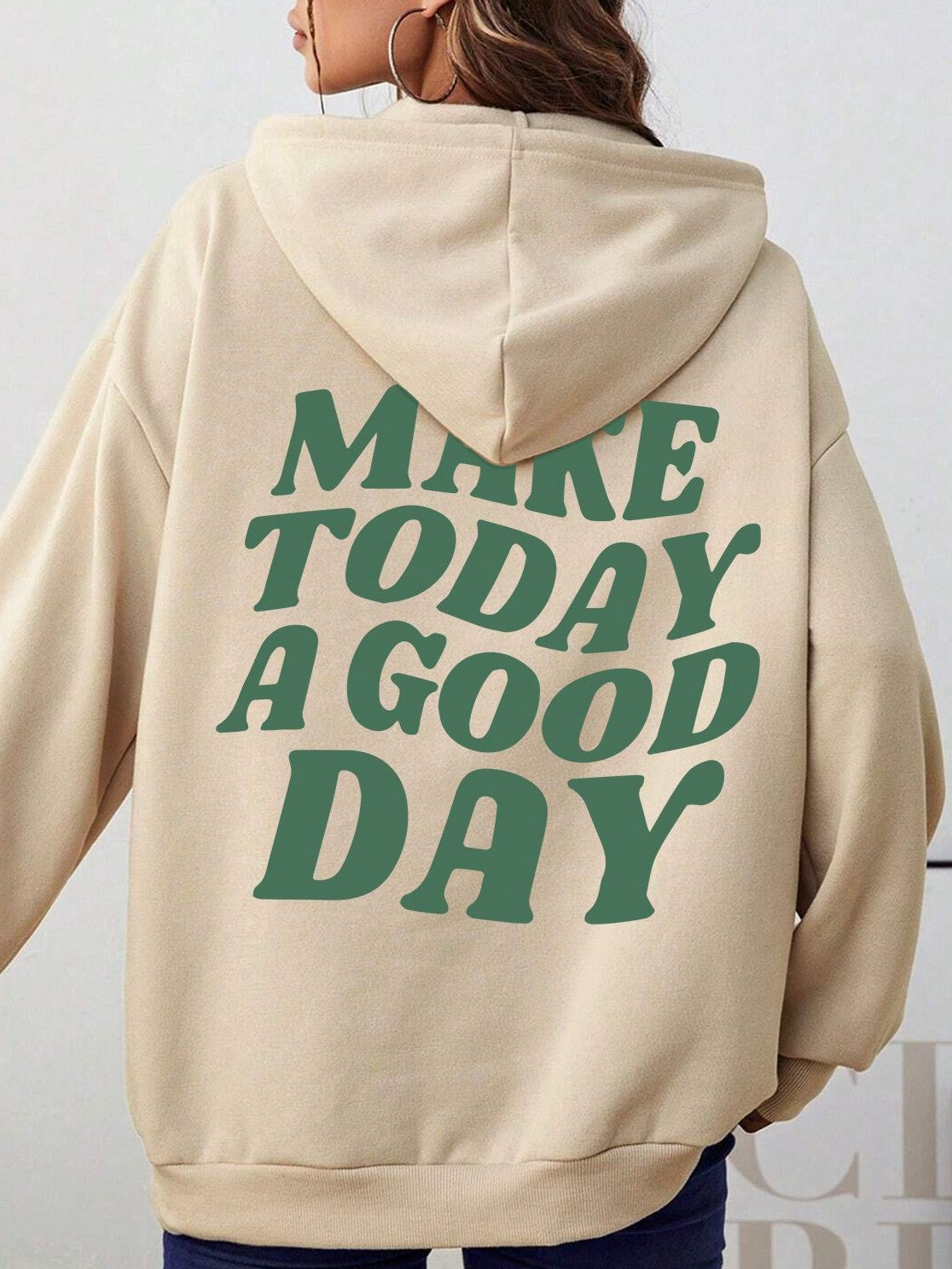 Margery - Moderner Damen-Hoodie aus Baumwolle mit Aussage