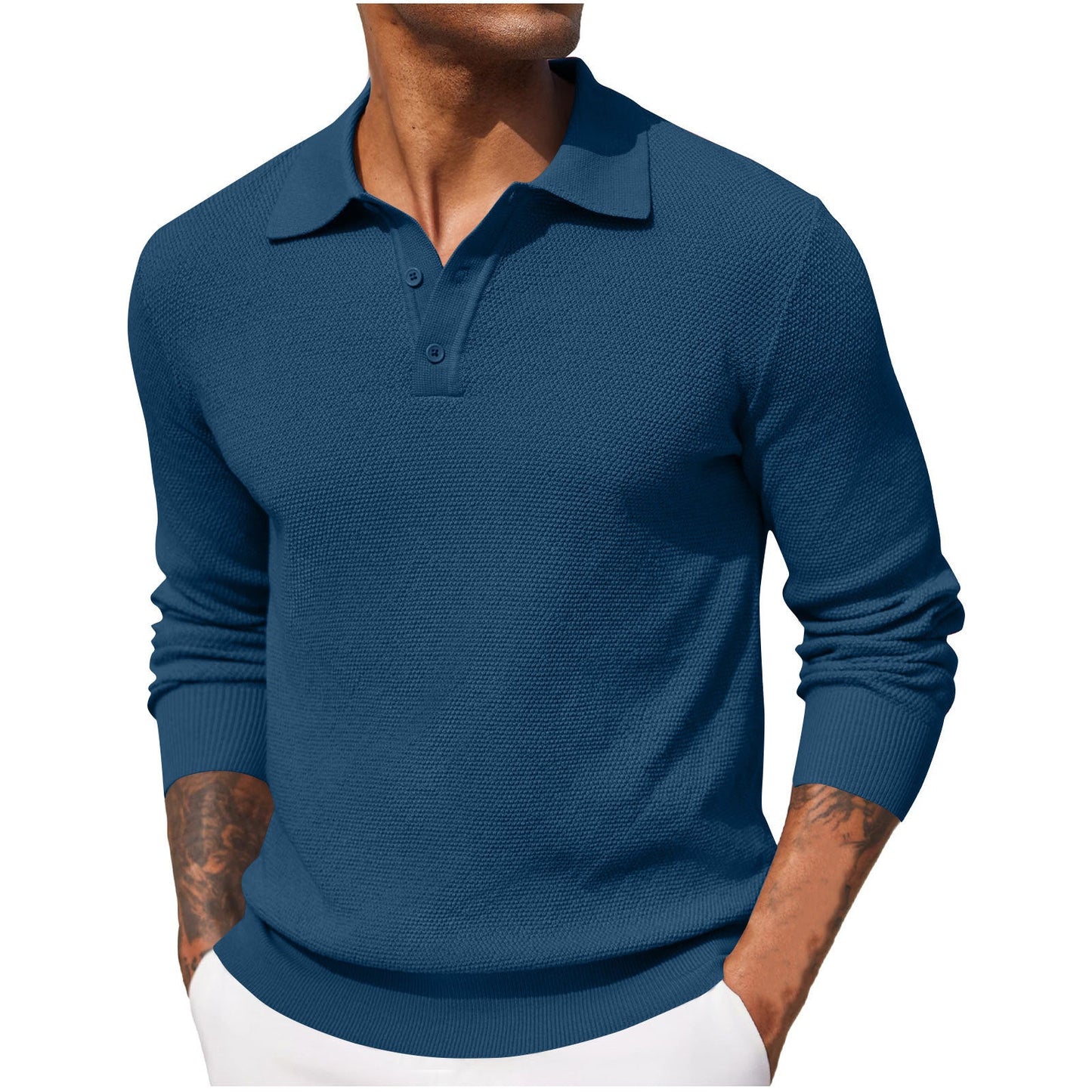 Harrison - Lässiges Herren-Longsleeve
