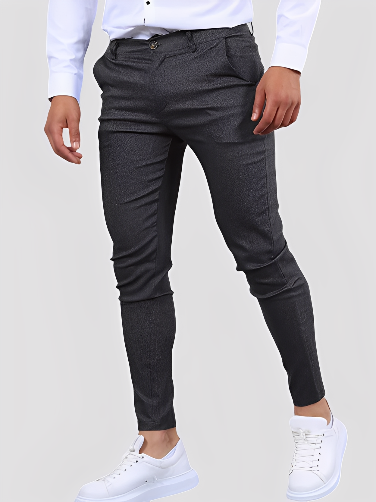 Shelton - Angenehme, dehnbare Herrenhose mit schlanker Passform