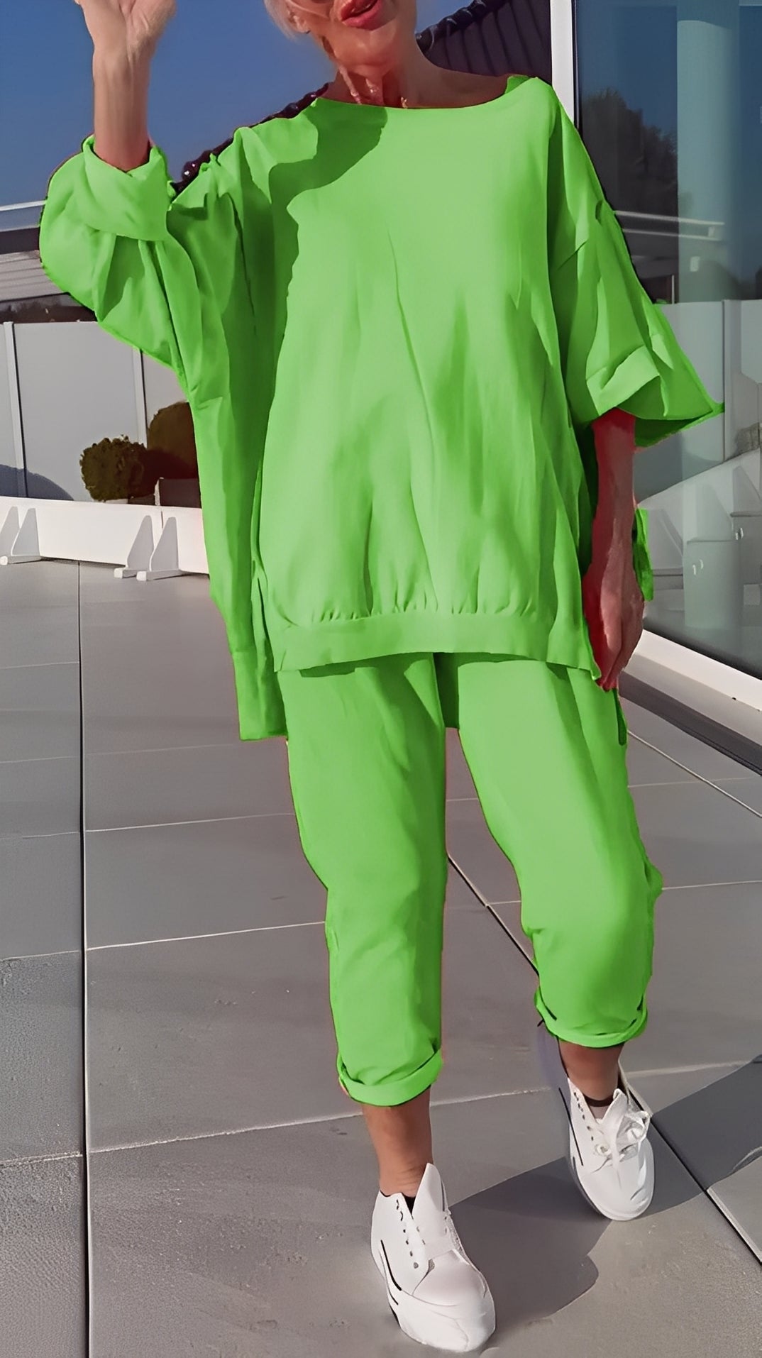 Eleanore - Komfortables Damen-Set mit lockerem Shirt und Hose