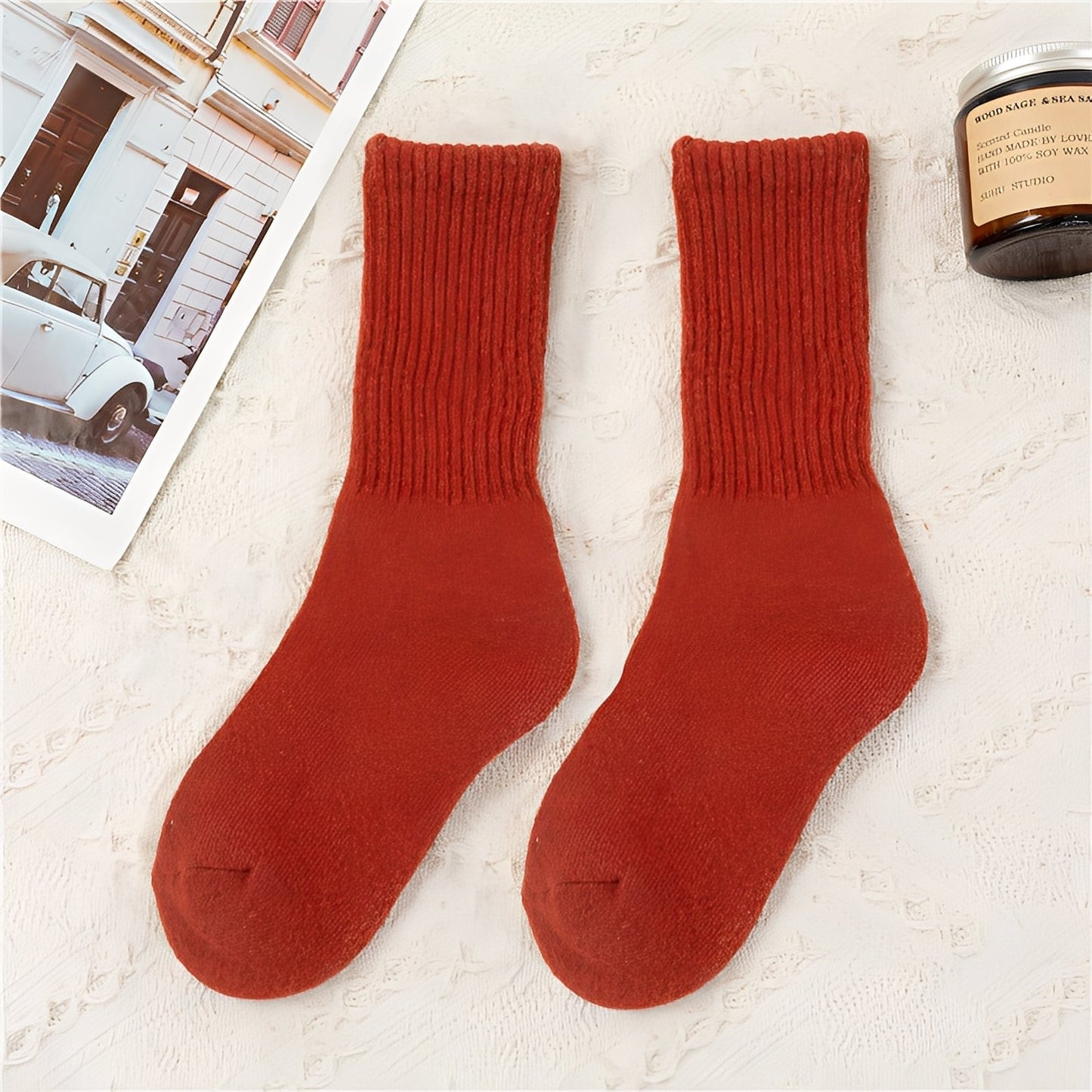 Carmella - Unisex-Socken, warm, dick und bequem