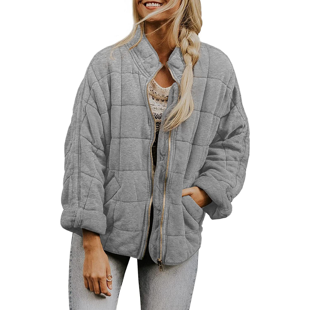 Reilly - Warme, lockere Damenjacke mit Taschen