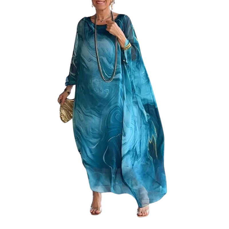 Aurora – Elegantes Seidenkleid aus zartem Chiffon
