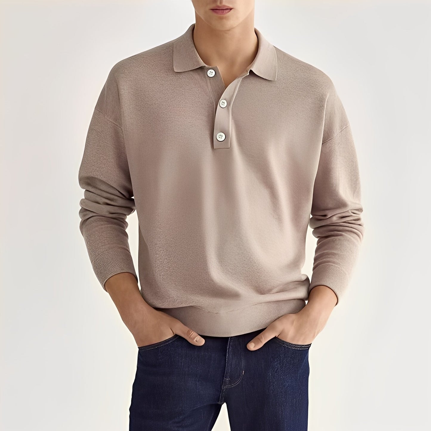 Zavier - Bequemes langes Herren-Poloshirt