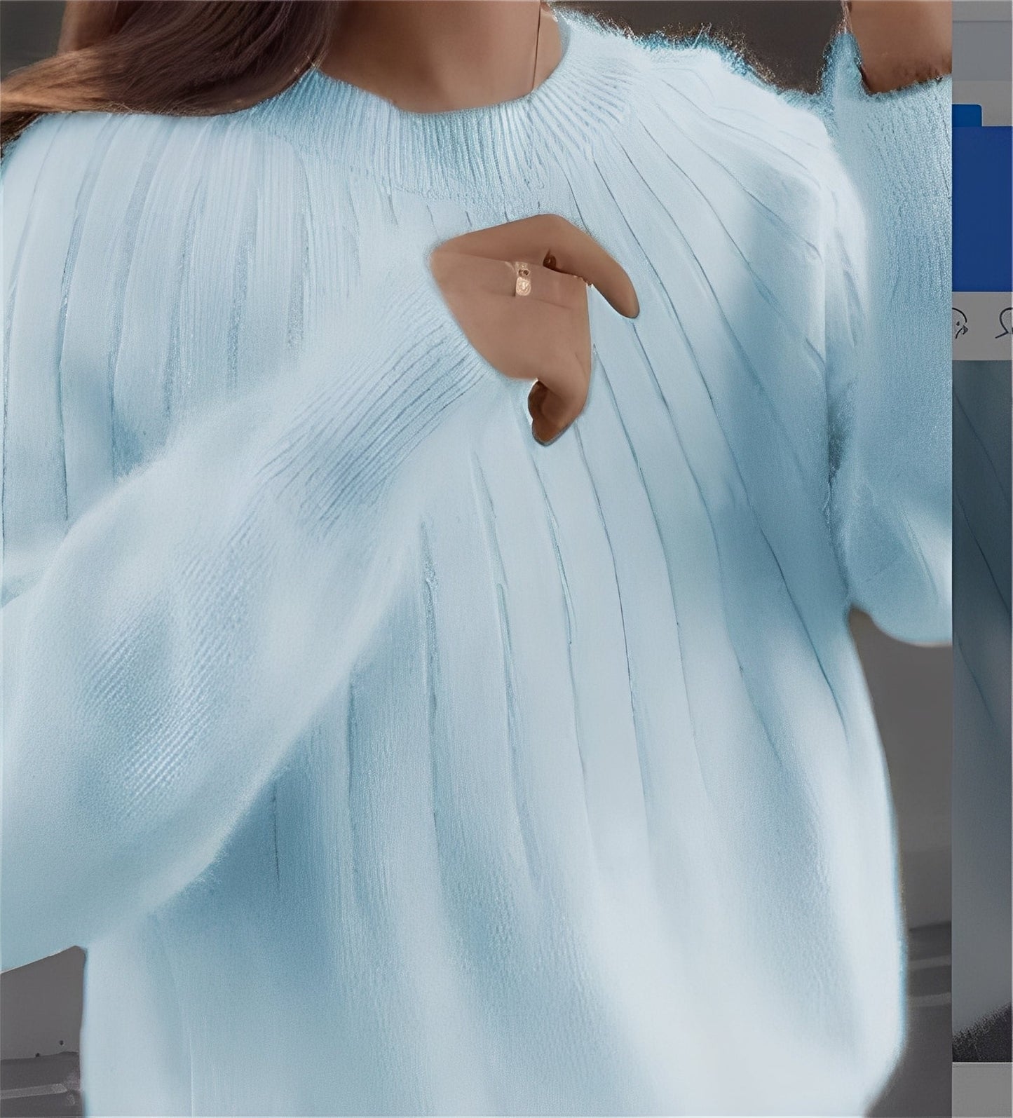 Josslyn - Eleganter, locker geschnittener Damen-Kaschmirpullover