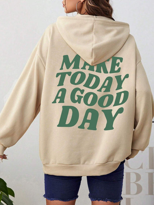 Margery - Moderner Damen-Hoodie aus Baumwolle mit Aussage