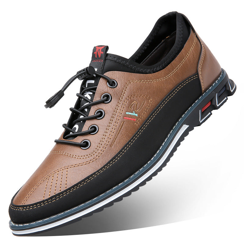 Aaron - Komfortable, rutschfeste Herrenschuhe aus Leder