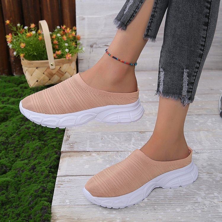 Malani - Moderne Damenschuhe mit Keilabsatz zum Hineinschlüpfen