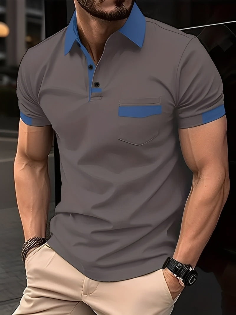 Darwin - Bequemes, schmales Poloshirt für Männer