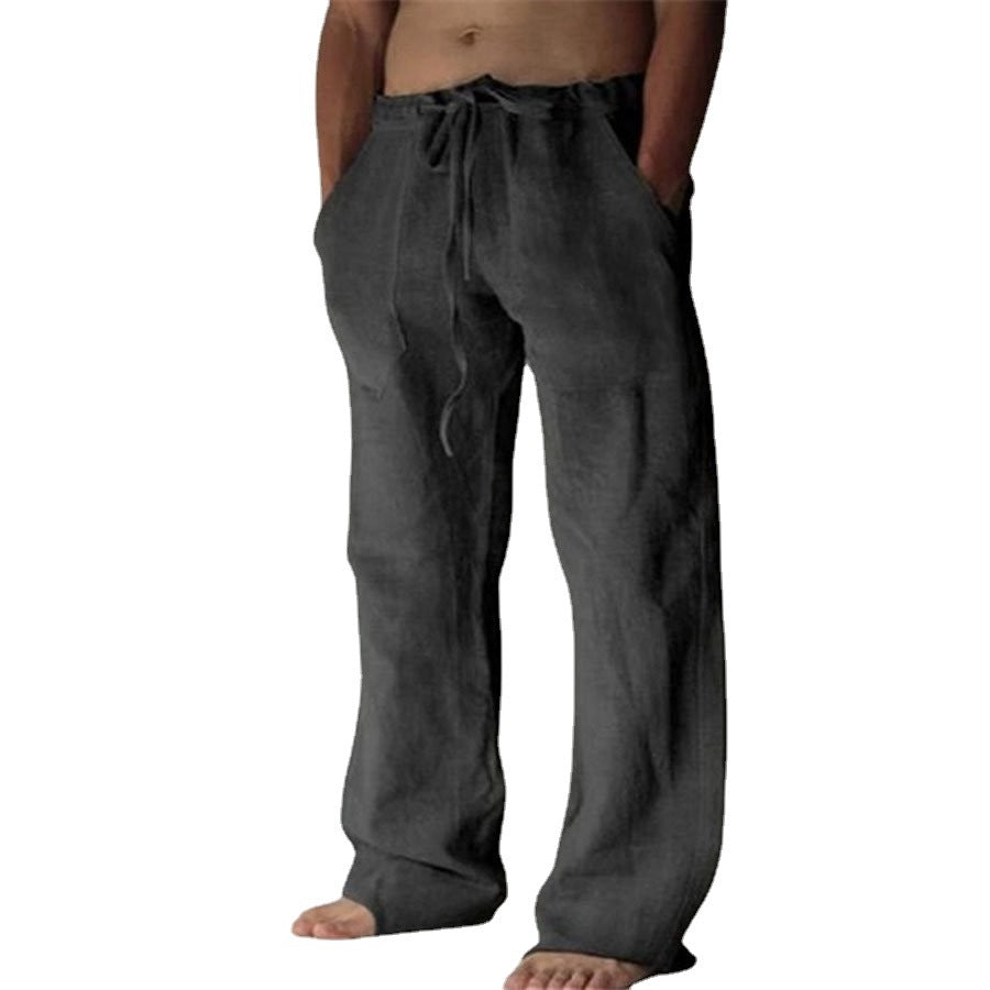Anton - Casual Leinenhosen in Einfarbig
