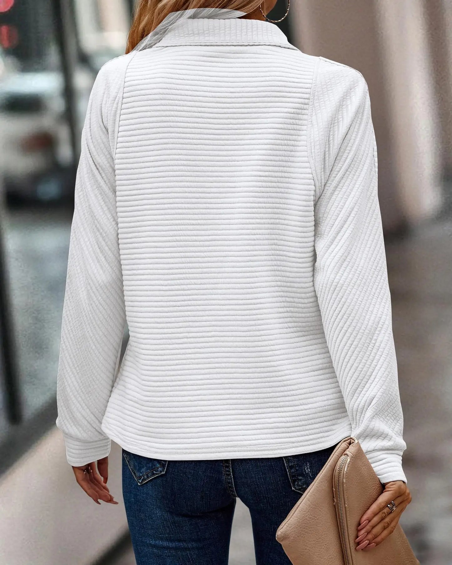 Vina – Modischer Half-Zip Pullover