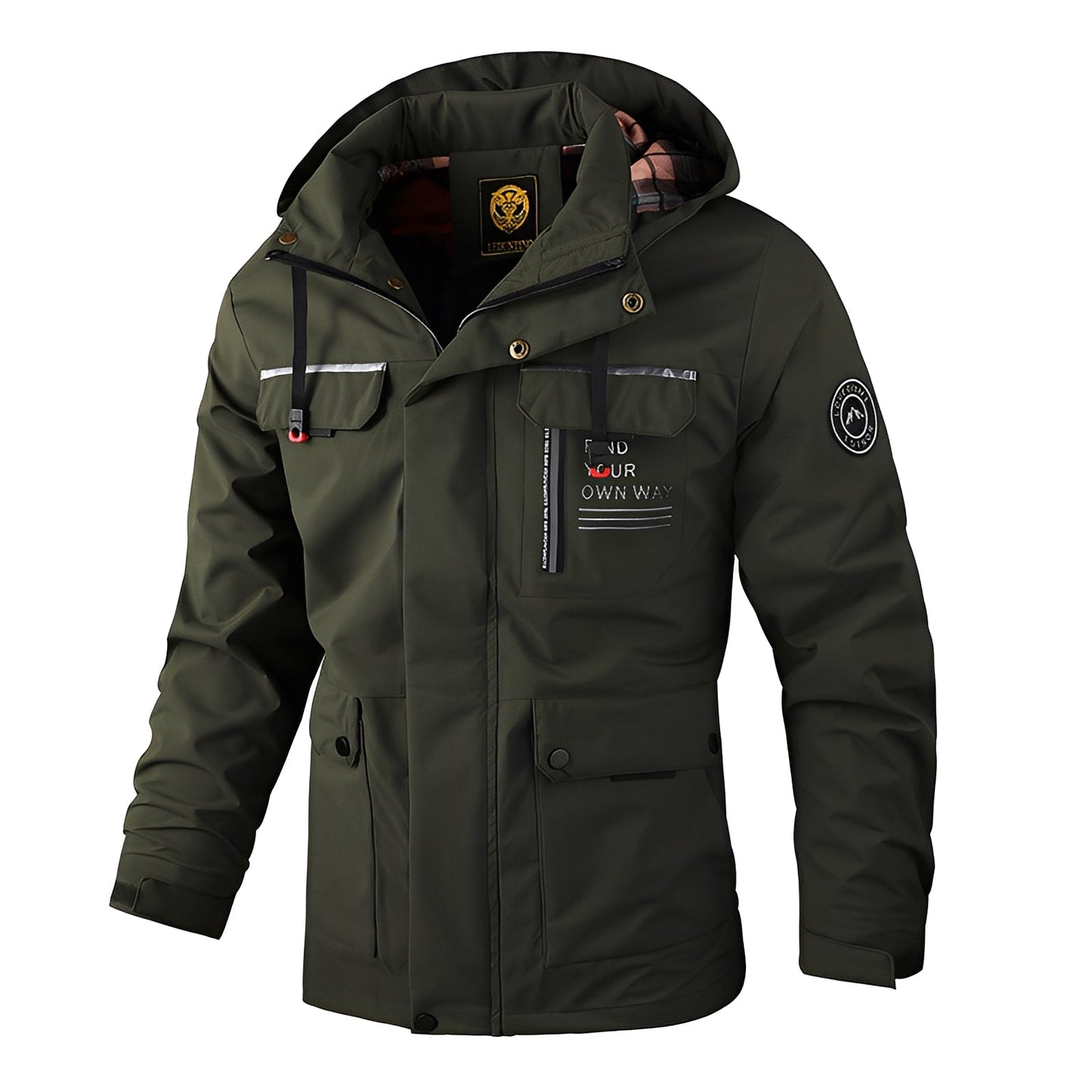 Fredrick - Wasserdichte, dicke Outdoor-Jacke für Männer