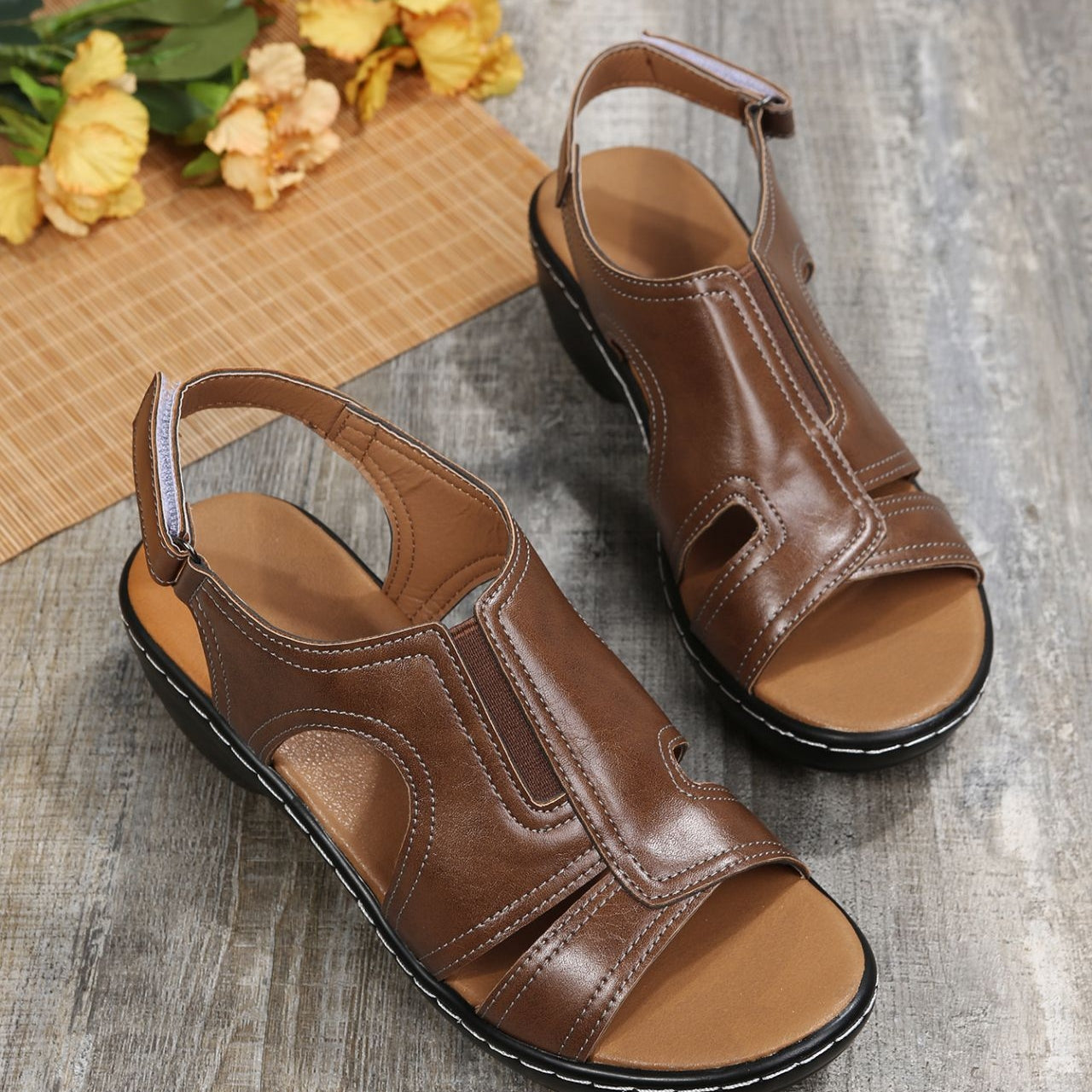 Duana - Bequeme Damensandalen mit Luftpolstersohle