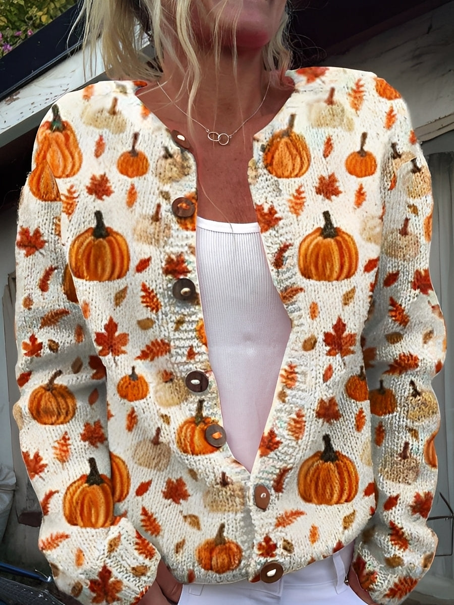 Kandace - Schicker Damen-Cardigan mit Blumenprint