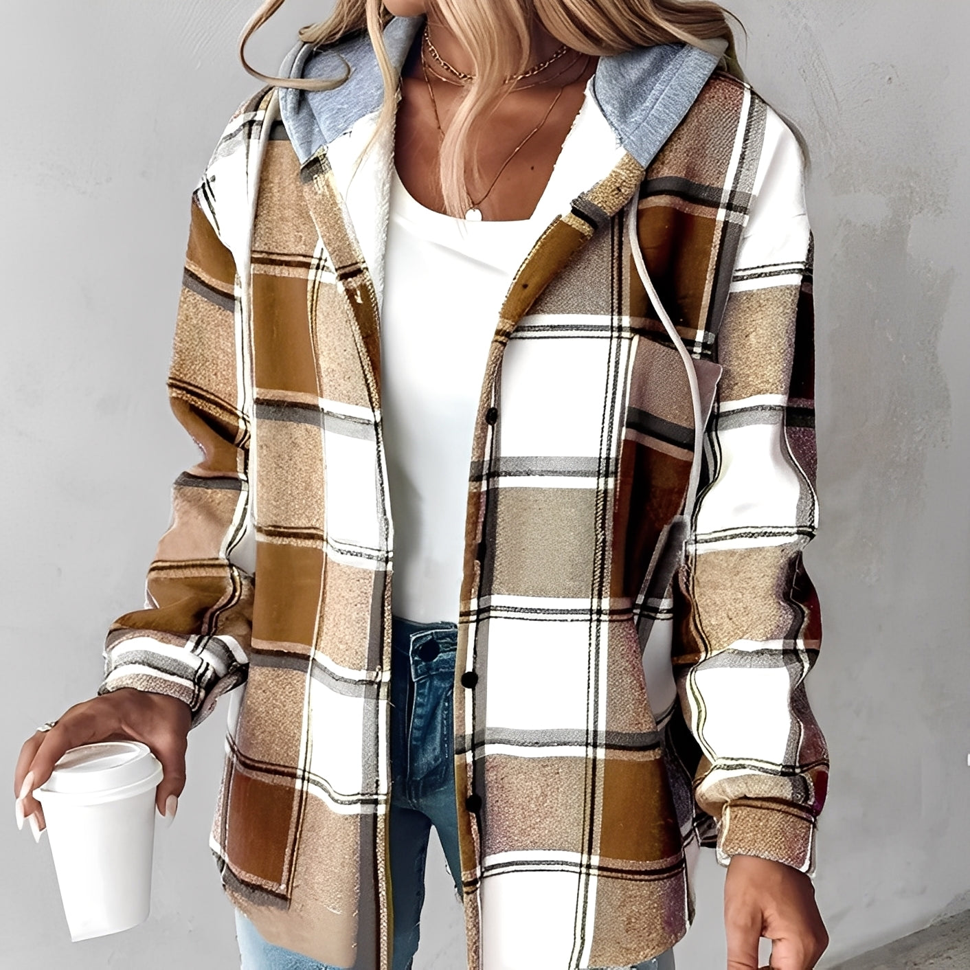 Briana - Komfortable, warme Damen-Kapuzenjacke