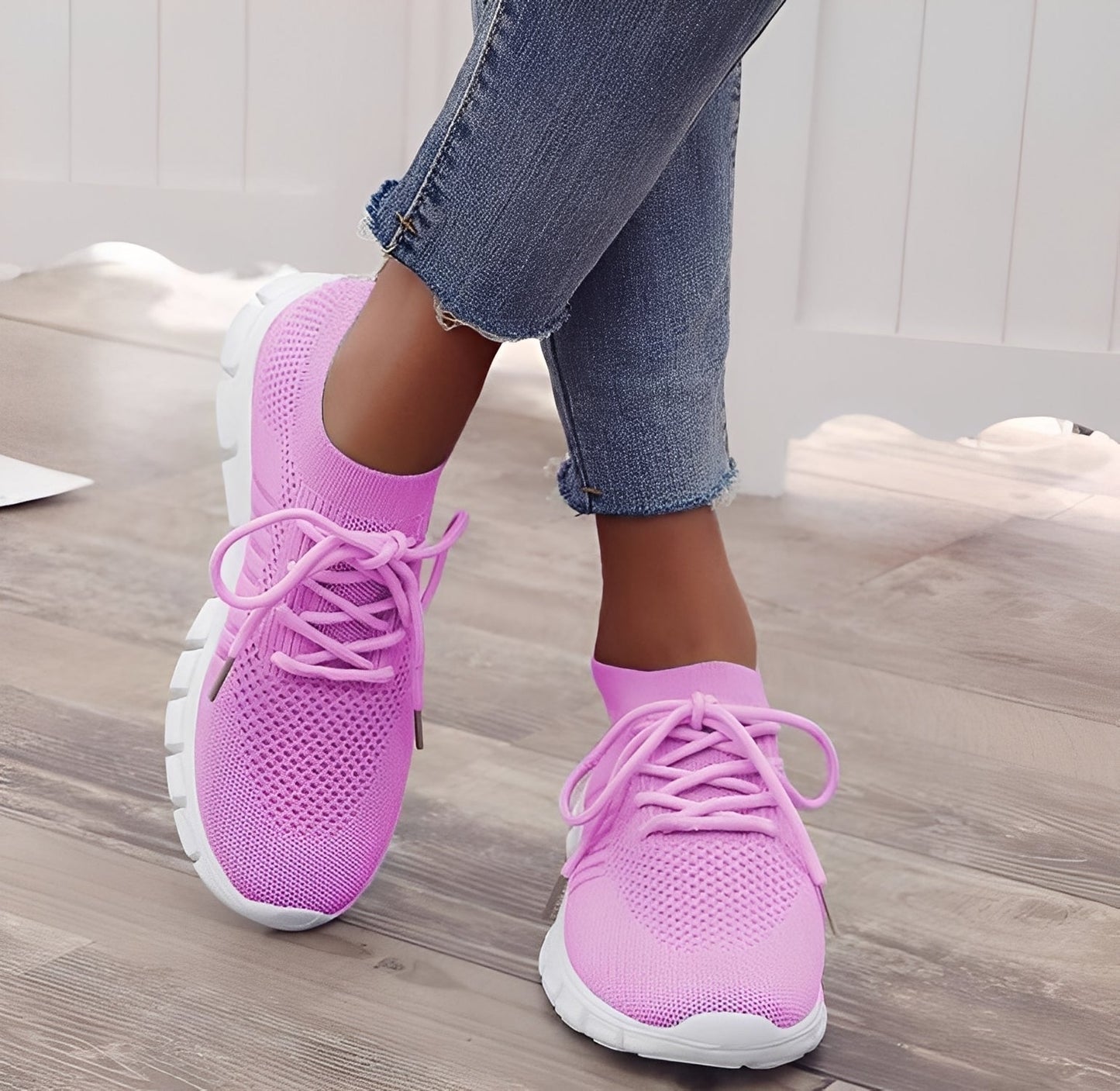 Amanda - Bequeme Damen-Schuhe aus Netzstoff