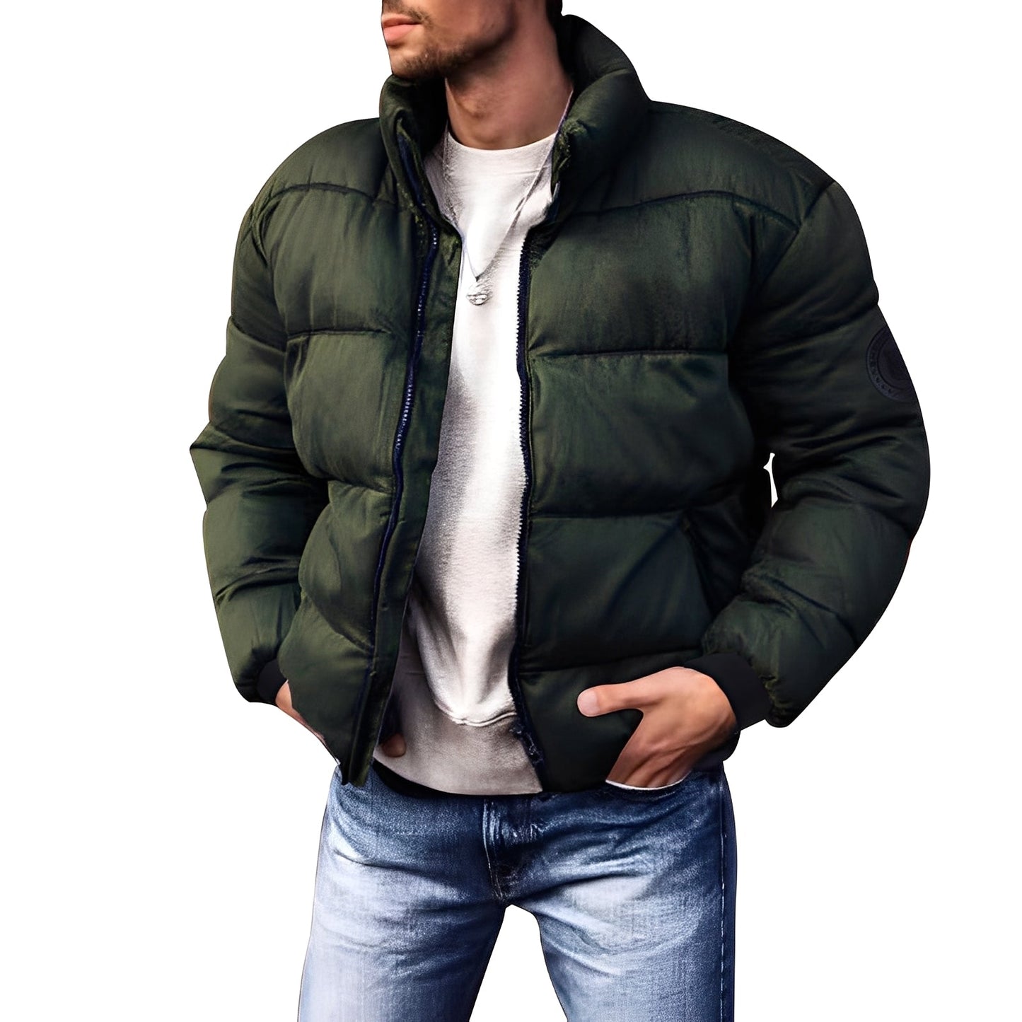 Keaton - Stilvolle, gefütterte Daunenjacke für Herren