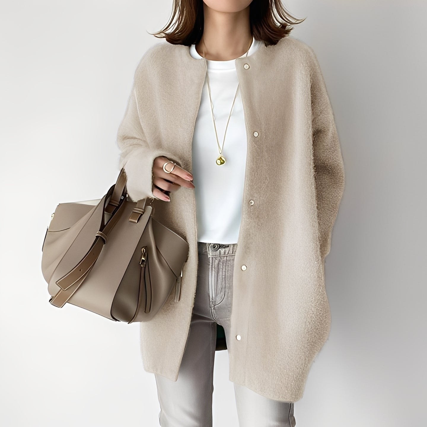Dahlia - Stilvoller, locker geschnittener Damen-Cardigan