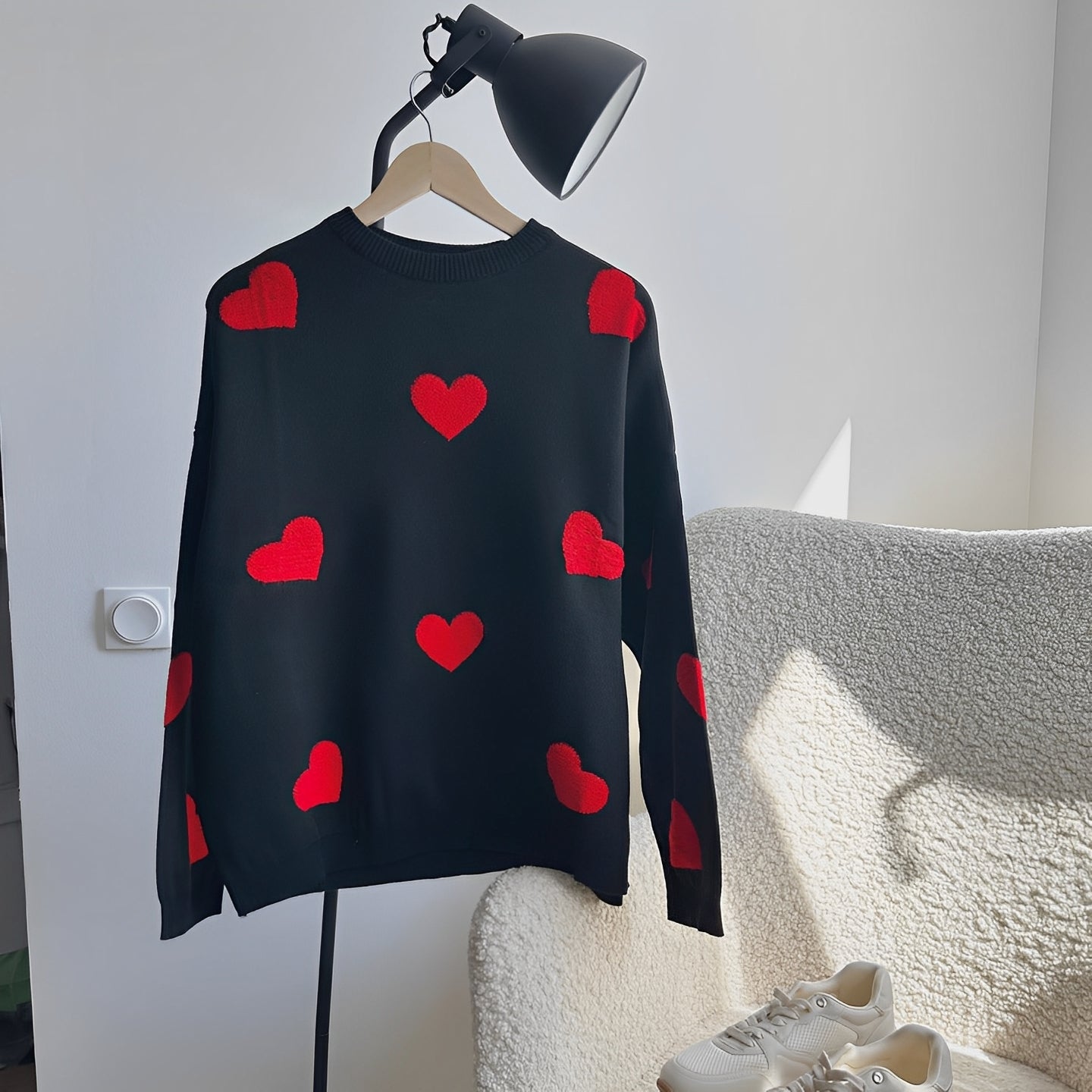 Marsha - Bequemer Damenpullover mit Aufdruck