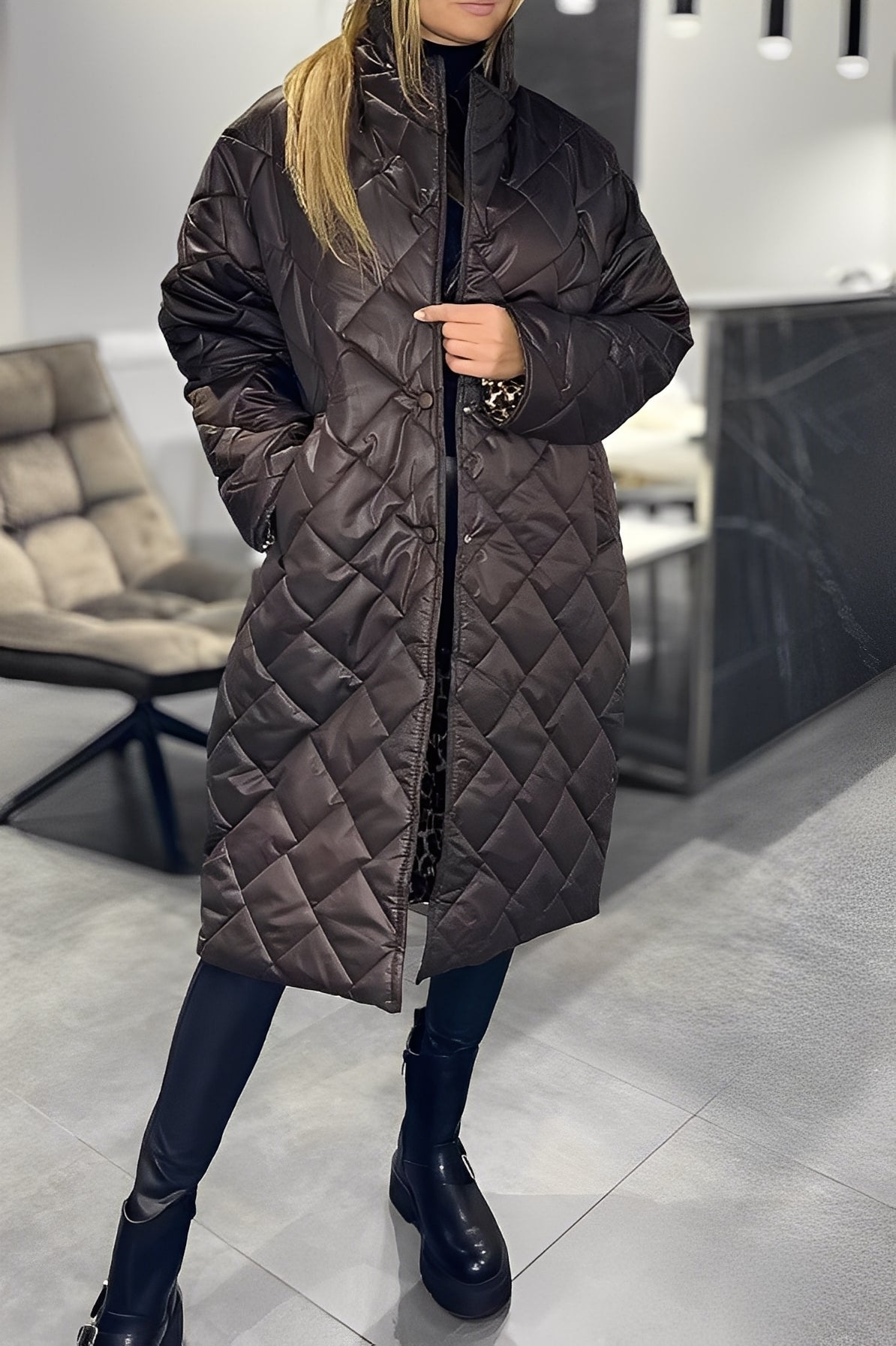 Beverly - Stilvolle, locker geschnittene Damen-Daunenjacke