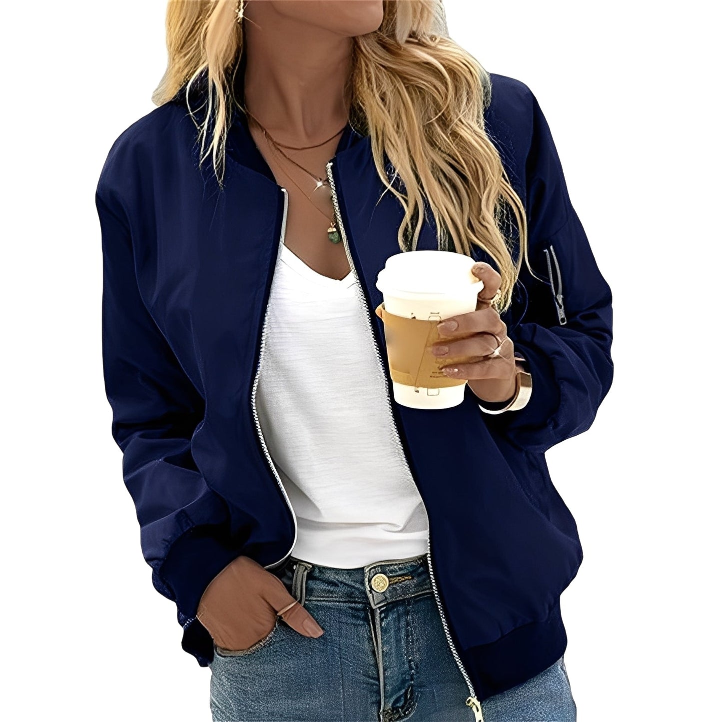 Shirlee - Komfortable Damen-Bomberjacke im klassischen Retro-Design